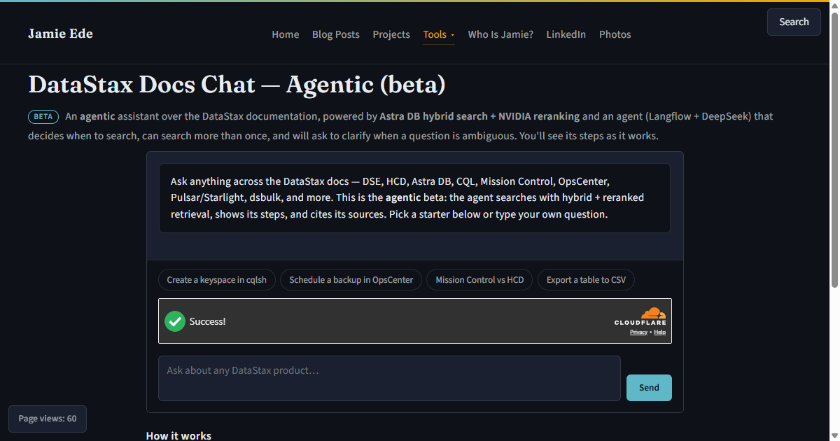 DataStax Docs Agent