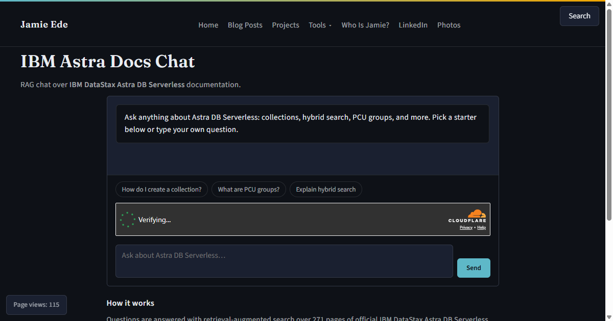IBM Astra Docs Chat (v1)
